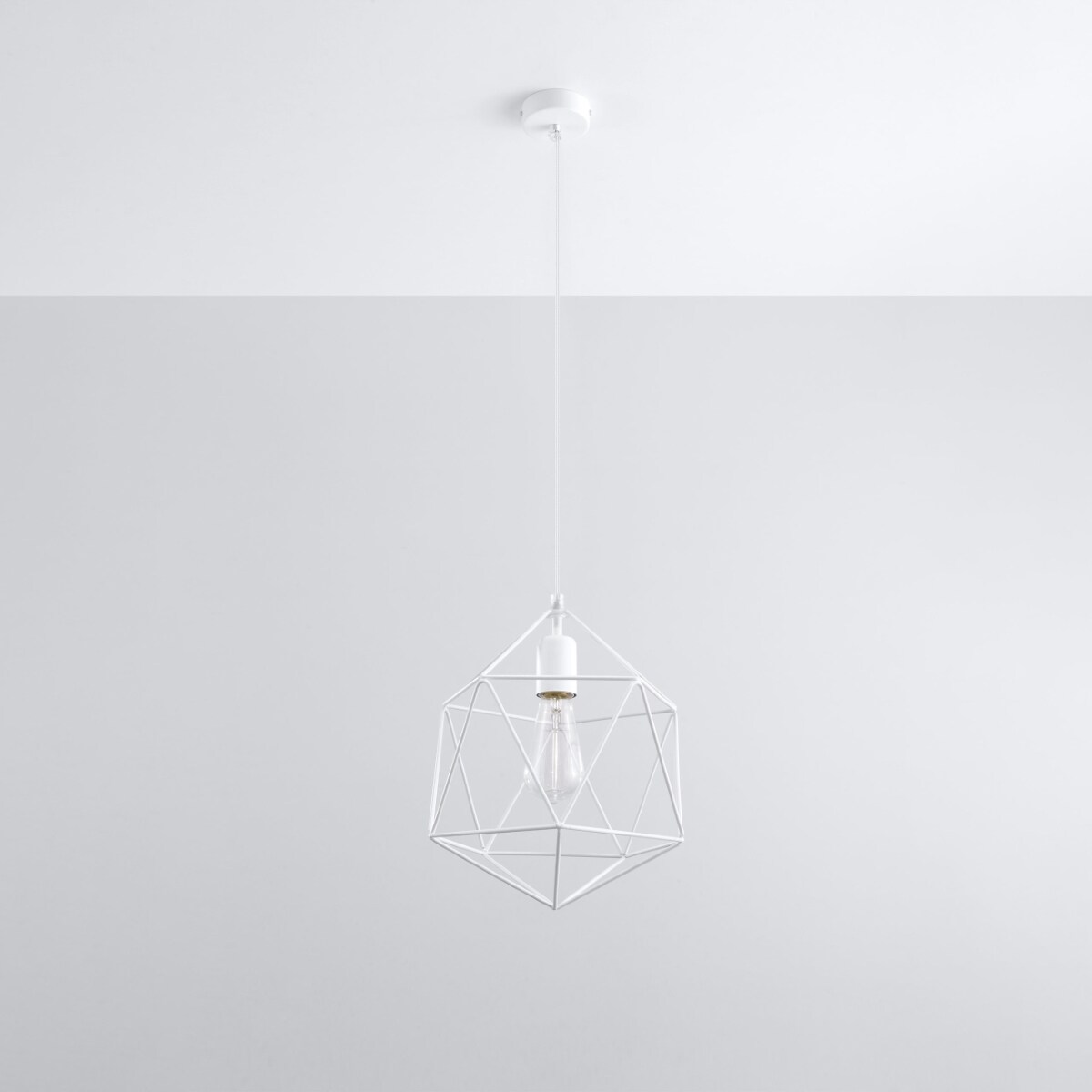 Lampa wisząca GASPARE biała