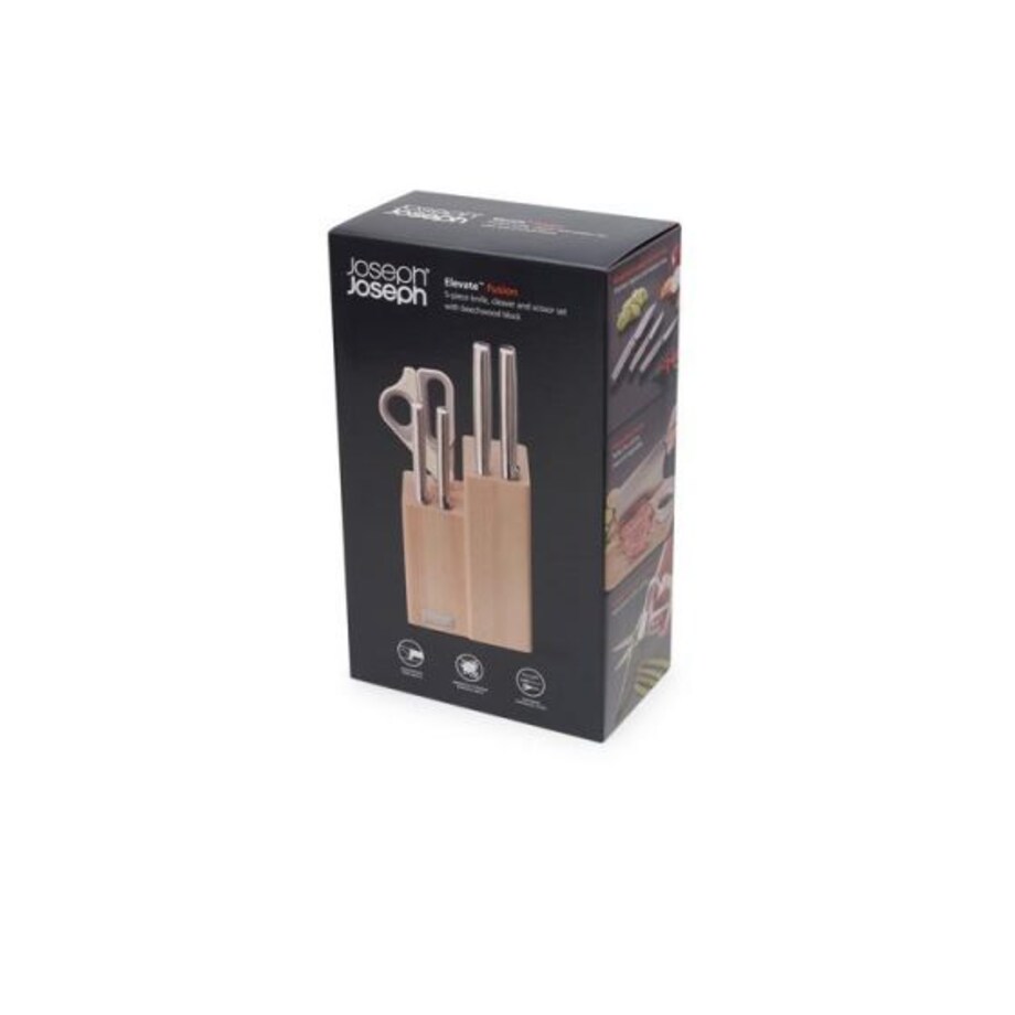 Zestaw noży w bloku + nożyczki Elevate Fusion Joseph Joseph