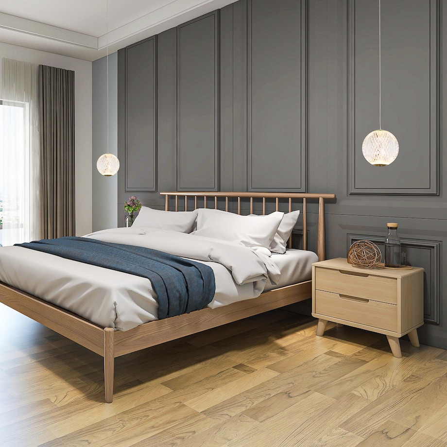 LAMPA wisząca ROSARIO PND-12220121-1A-GD Italux glamour OPRAWA zwis LED 4,2W 3000K szklany przezroczysty