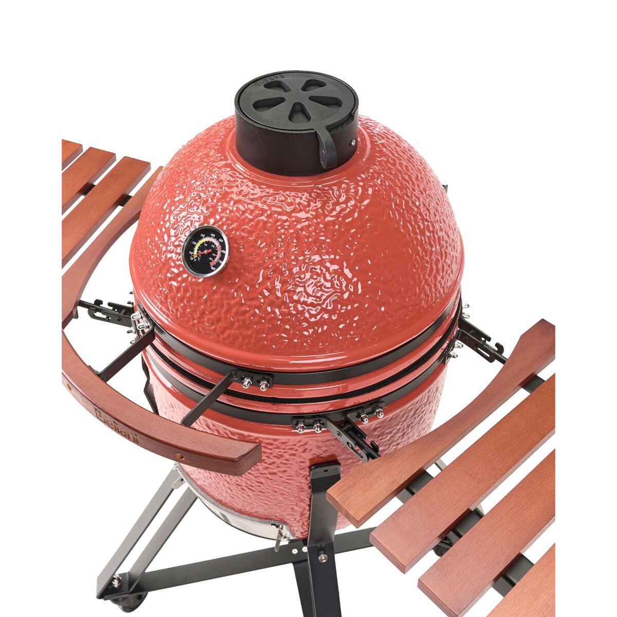 Grill węglowy KAMADO Ceramika Czerwony