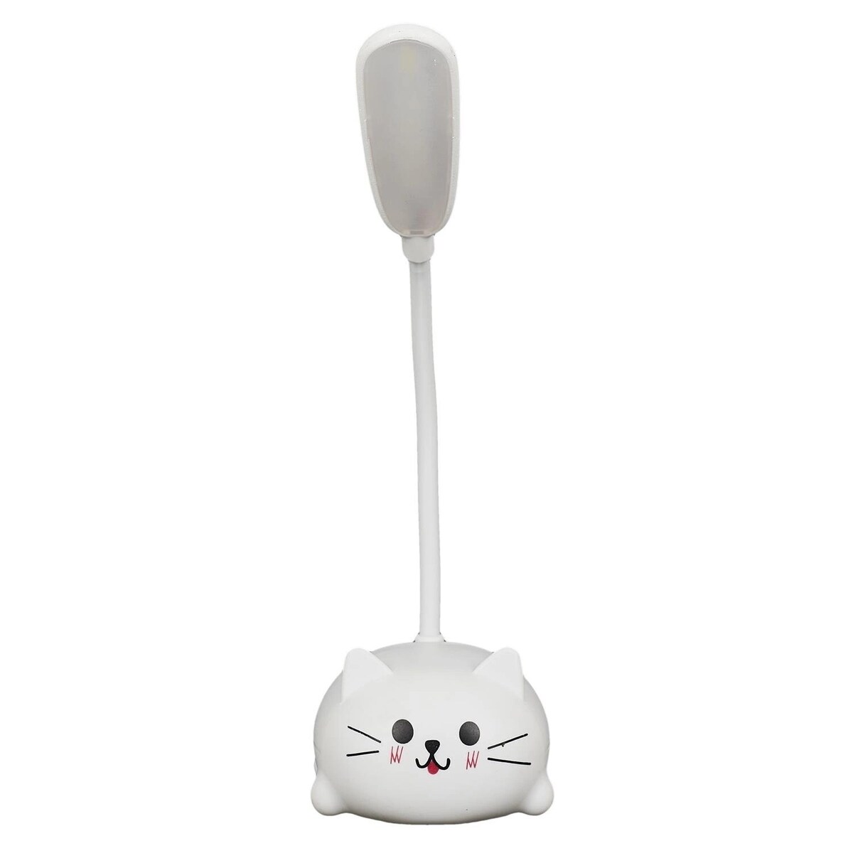 Lampka LED dla dzieci 21x8,5x11 cm KITTY biała