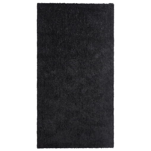 Dywan shaggy 80 x 150 cm czarny DEMRE