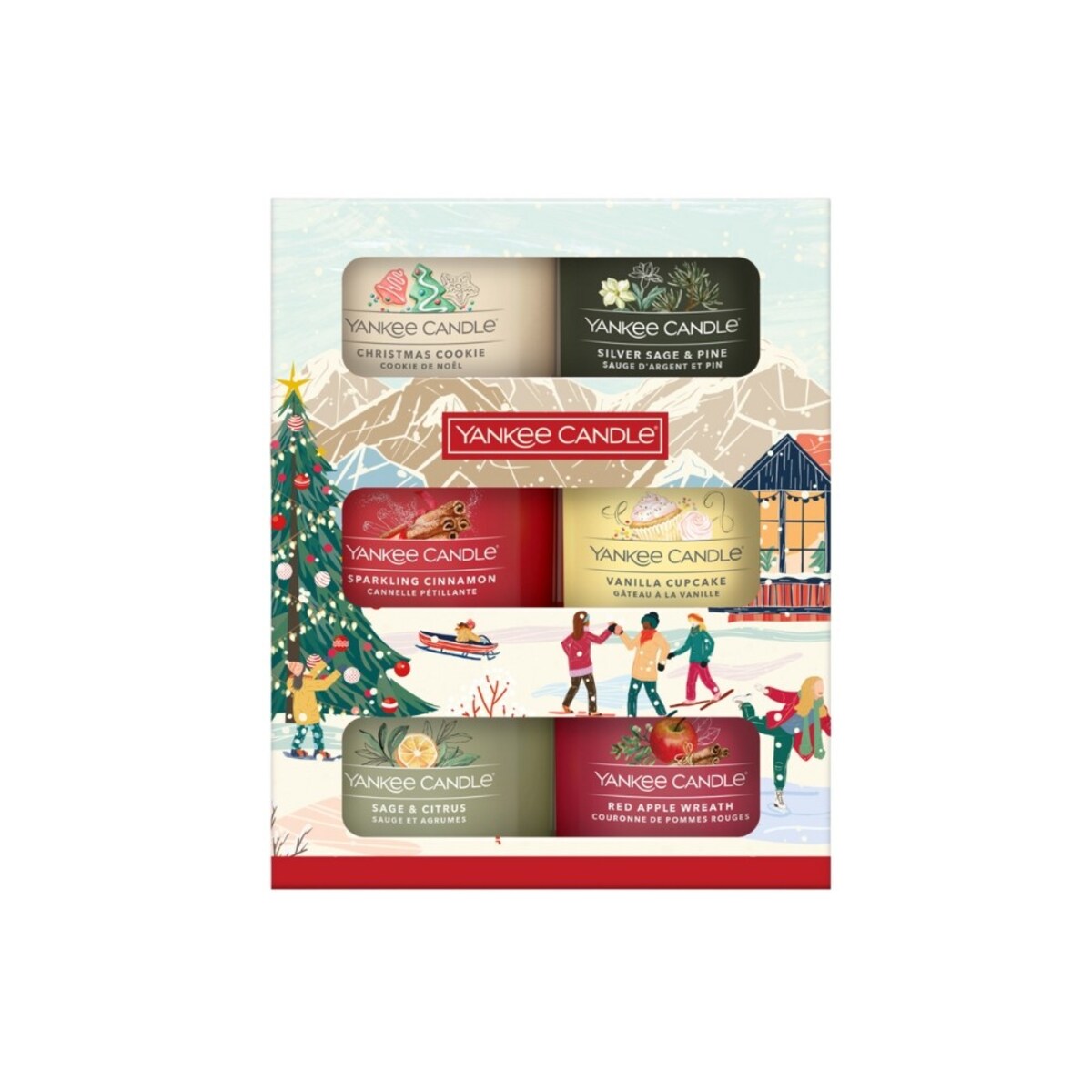 Yankee Candle zestaw prezentowy 6 ŚWIEC MINI