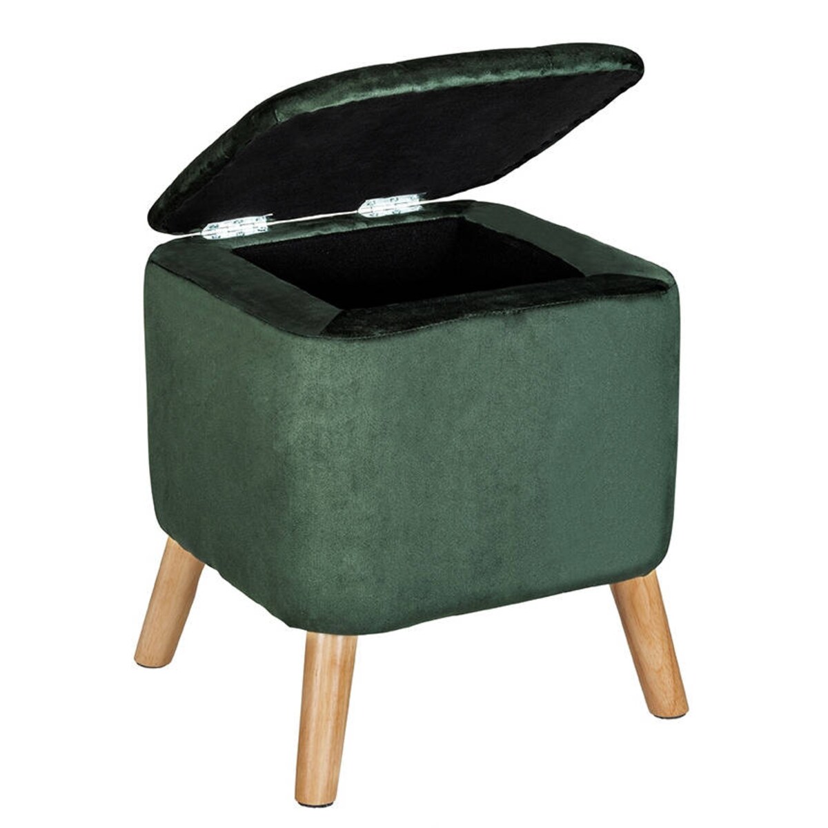 Pufa do salonu EMMA, welurowa, z miejscem do przechowywania, 42, 5 cm, WENKO