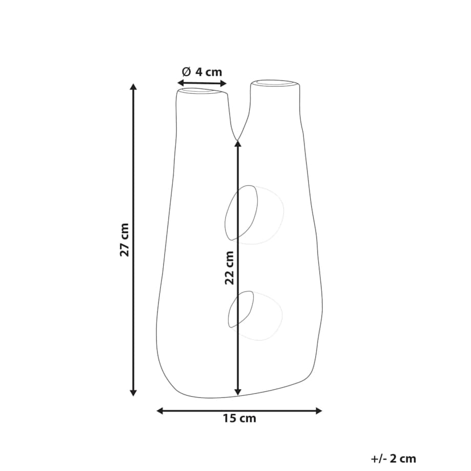 Kamionka Wazon na kwiaty 27 cm Brązowy UARU