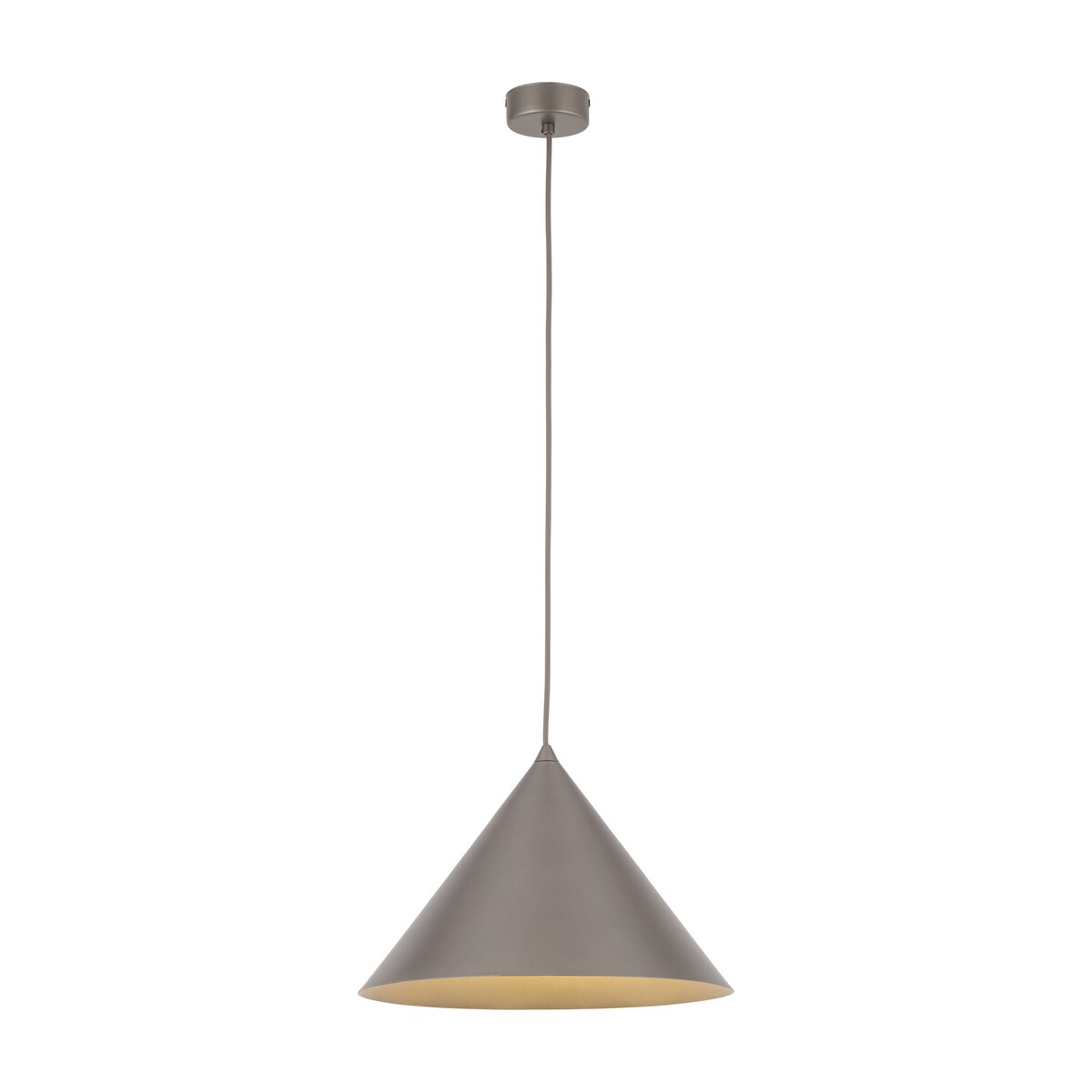 Nowoczesna lampa wisząca TK Lighting CONO L New Brown 33,5 cm E27 brązowa 11377