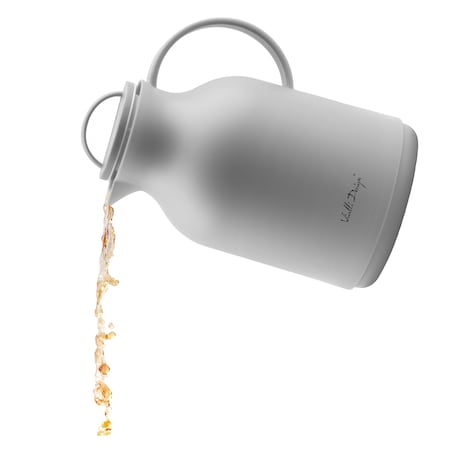 Termos z wkładem szklanym 1L AMO szary 27787