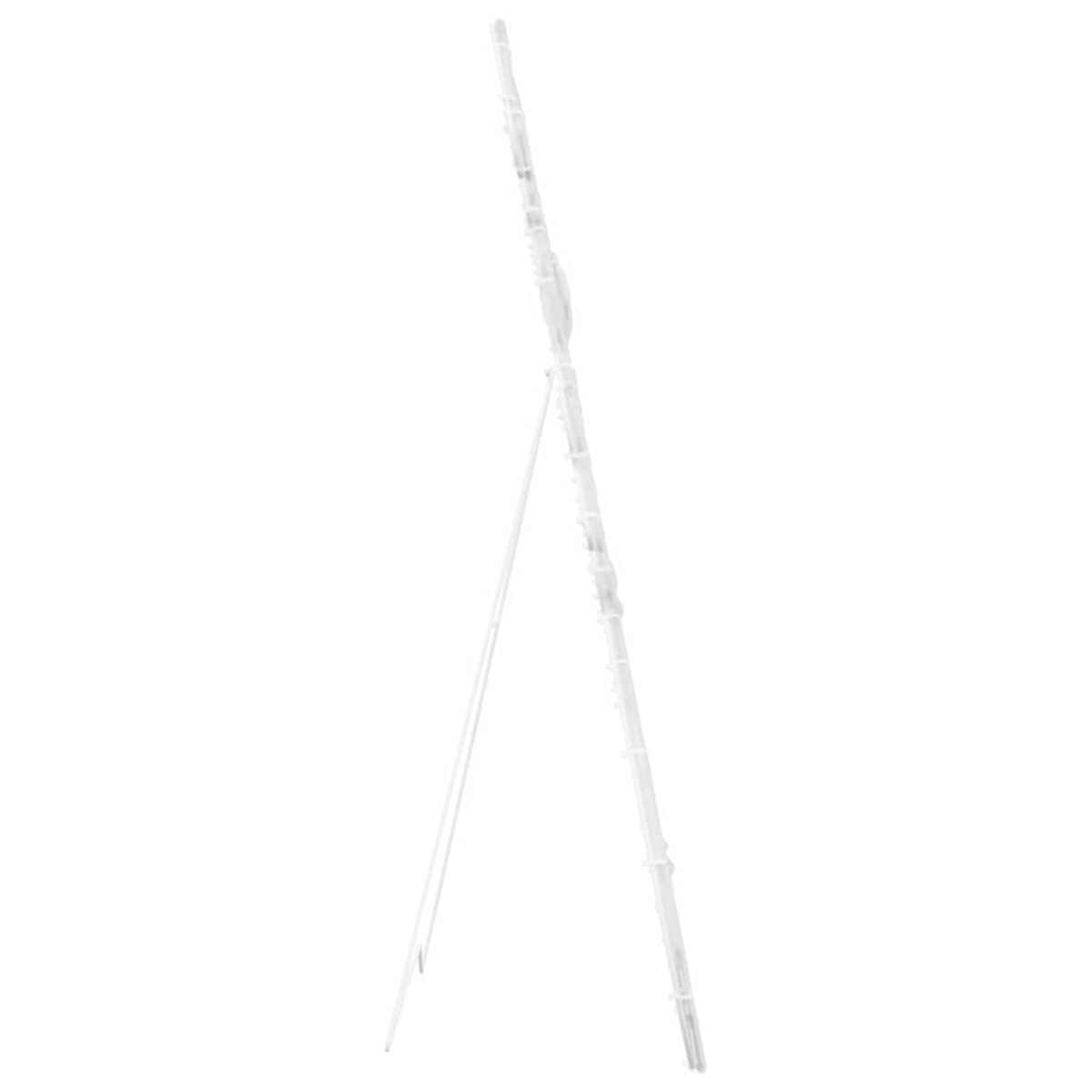 vidaXL Gwiazda Bożonarodzeniowa Zimna Biała 51,5 x 50 x 0,65 cm Żelazo