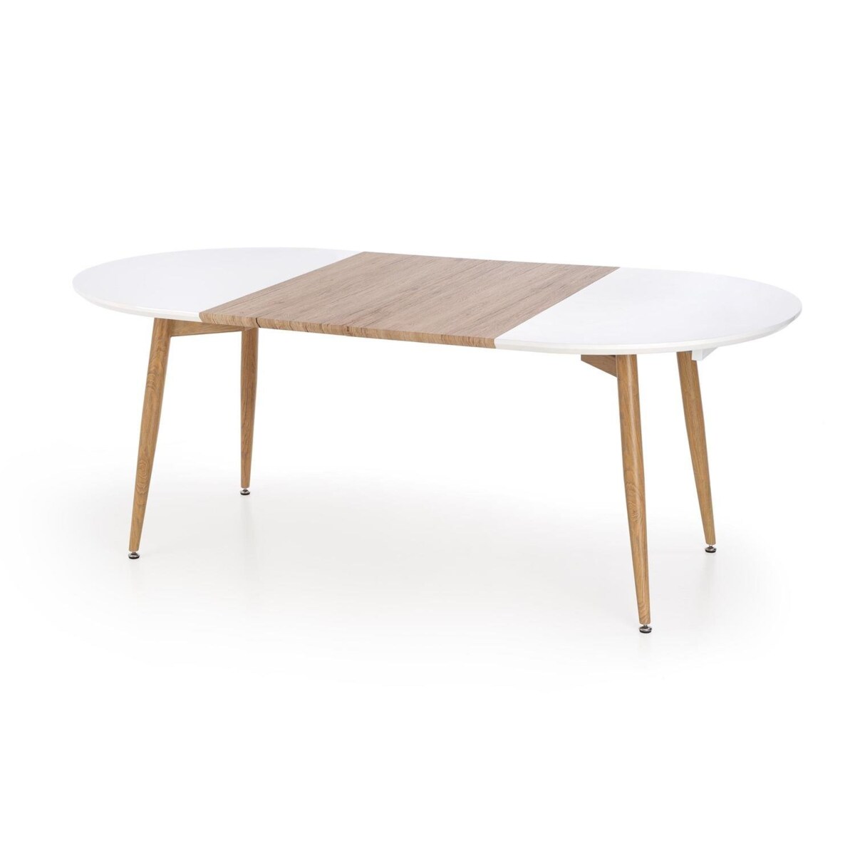 STÓŁ ROZKŁADANY Rebi 160-200 cm długości MDF I STAL