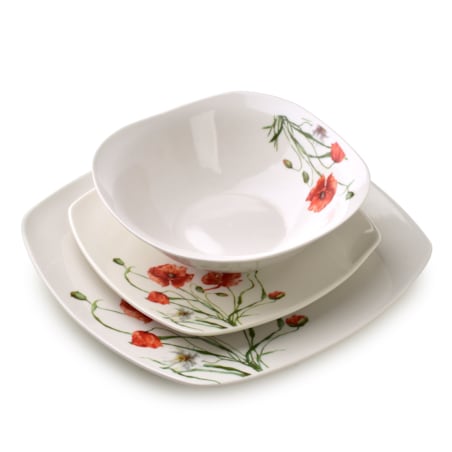 Komplet obiadowy LEA POPPY