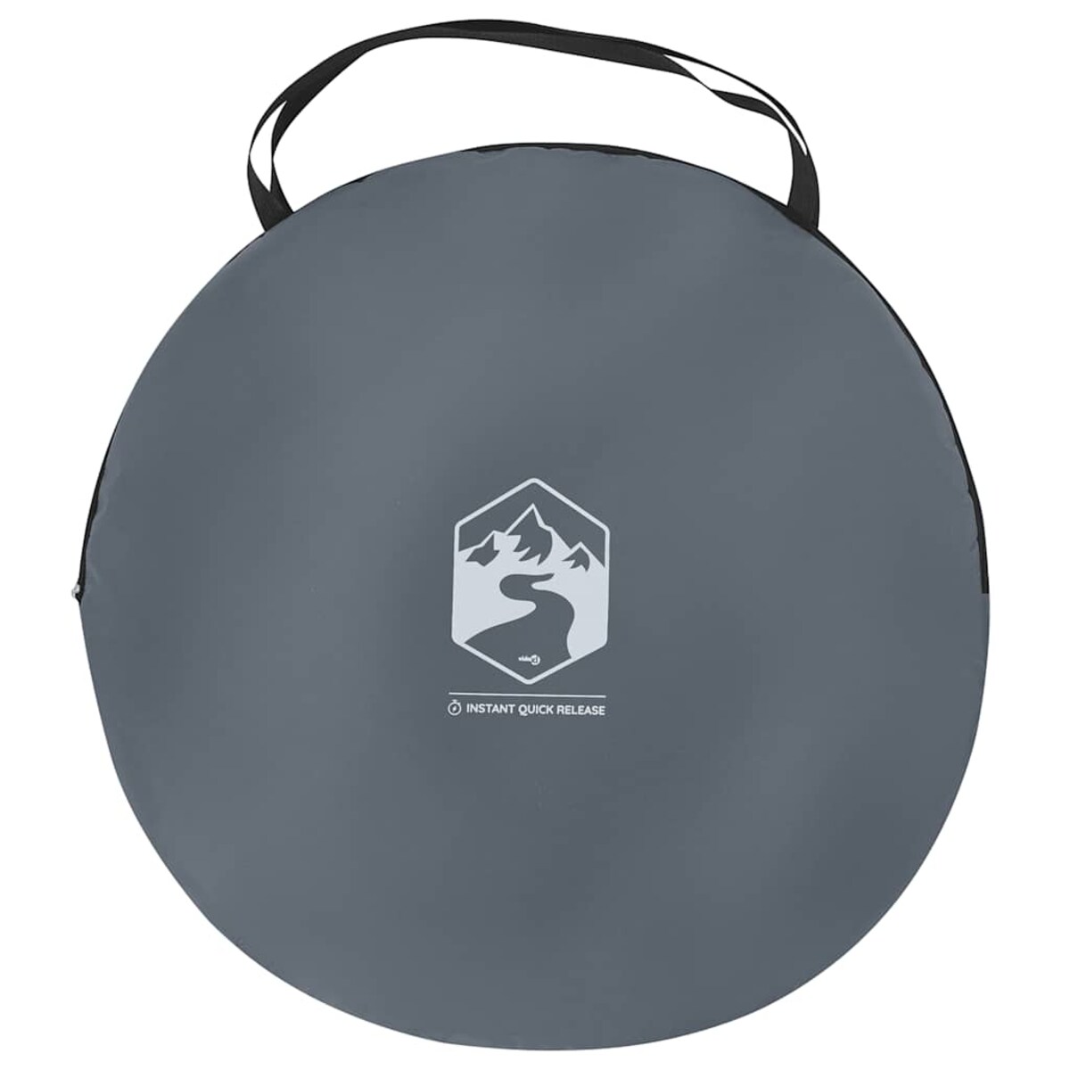 vidaXL Namiot przebieralnia typu pop-up, szaro-pomarańczowy