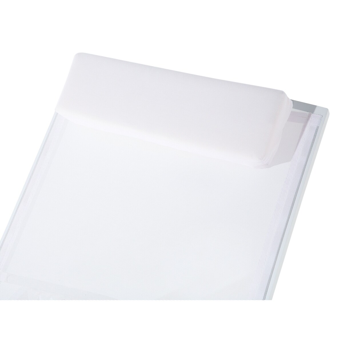 Leżak ogrodowy biały CATANIA II