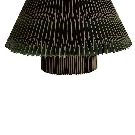 Zestaw 2 dekoracji świątecznych VEFSNA Choinka 90/122 cm Beżowy/ zielony