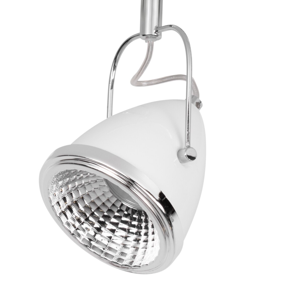 Lampa Sufitowa BRITOP Lighting 2xGU10 LED 5.5W Elegancka Biel z Dodatkiem Chromu, Polski Producent, 1 szt.