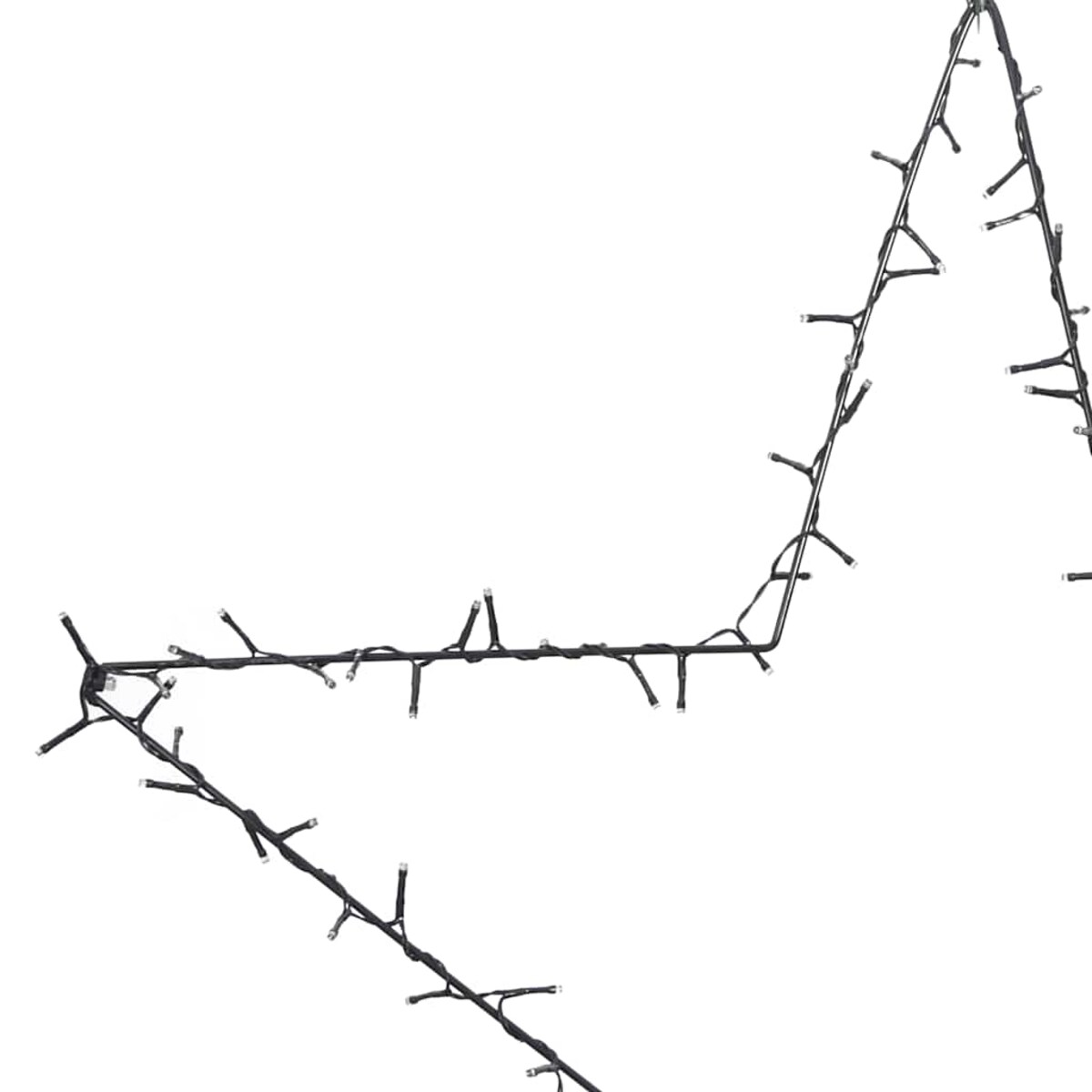 vidaXL Lampki świąteczne gwiazda sylwetka, 115 LED
