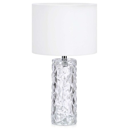 Nocna LAMPKA stojąca MADAME 107189 Markslojd abażurowa LAMPA stołowa biała