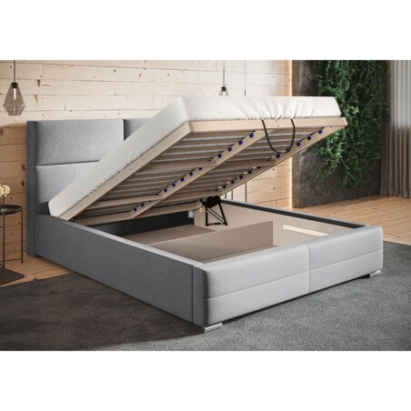 Łóżko sypialniane 120x200 BEN 3- czarny