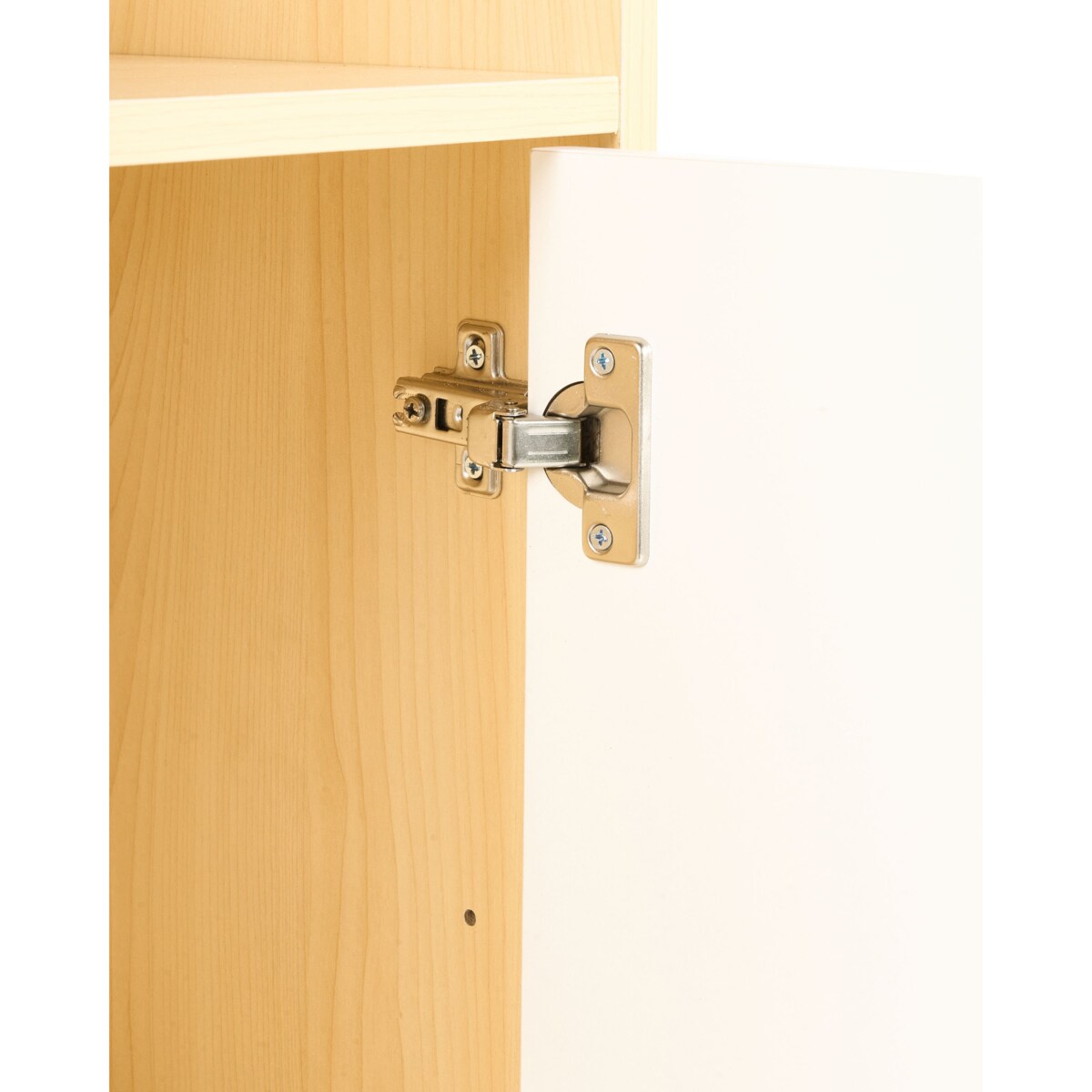 Szafka biurowa ZEHNA Jasny brąz/ biały