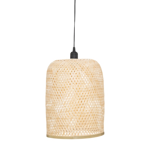 Lampa wisząca bambusowa ALI, Ø 28 cm