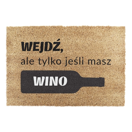 Wycieraczka z włókna kokosoweg Wino