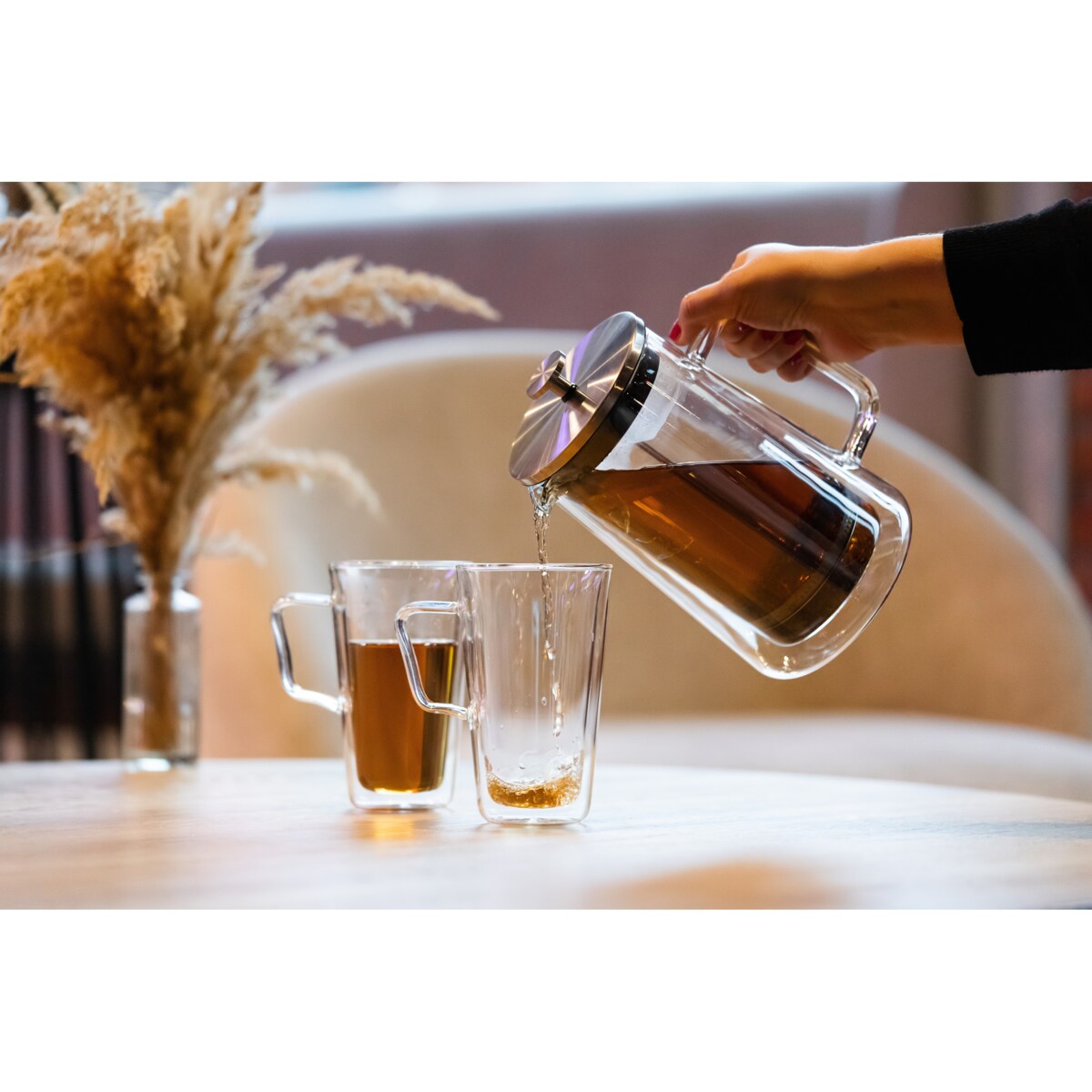 Zaparzacz do herbaty 1000 ml Diva srebrny mat 29279