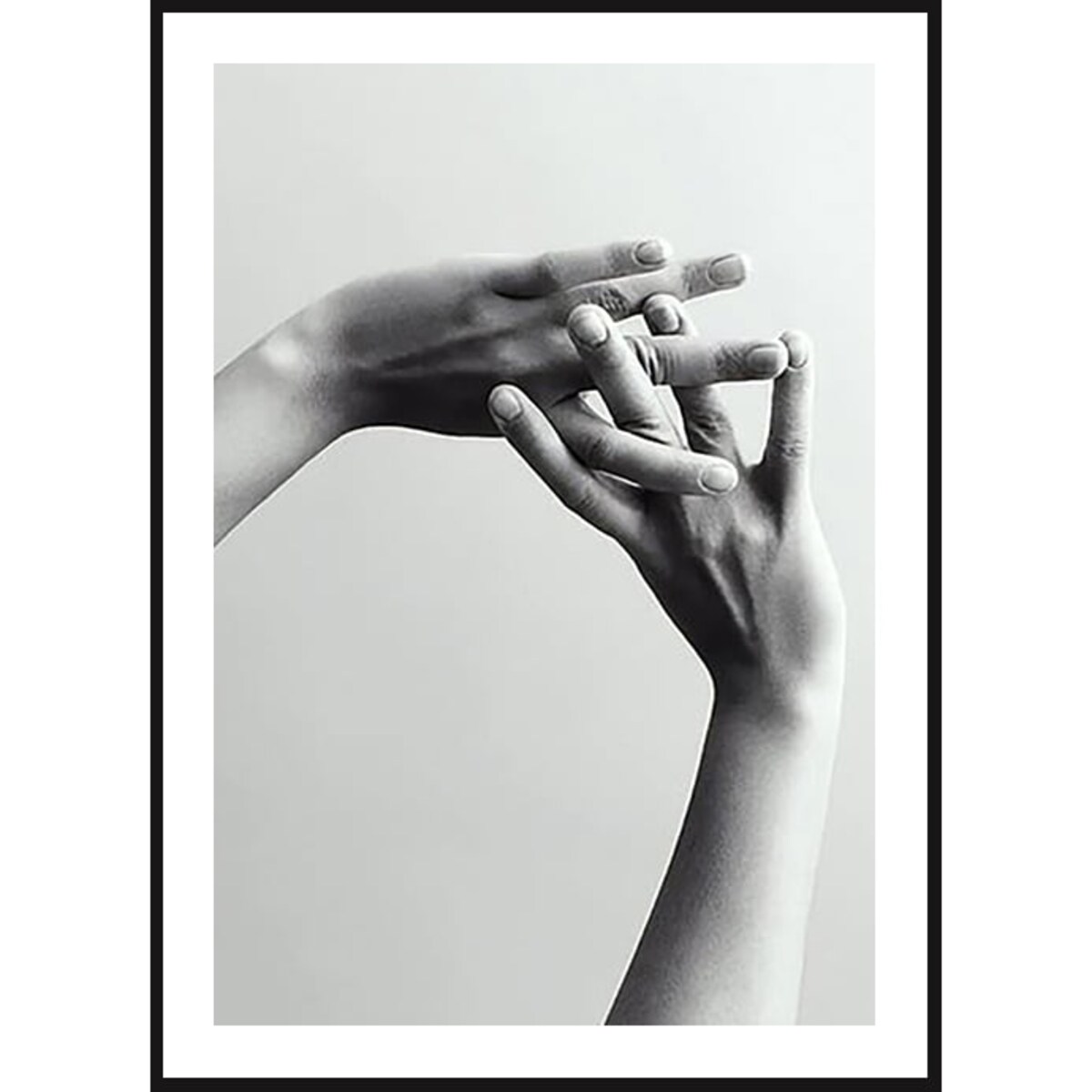 Poster Story, Plakat, Obraz - Splecione Palce, wymiary 21 x 30 cm