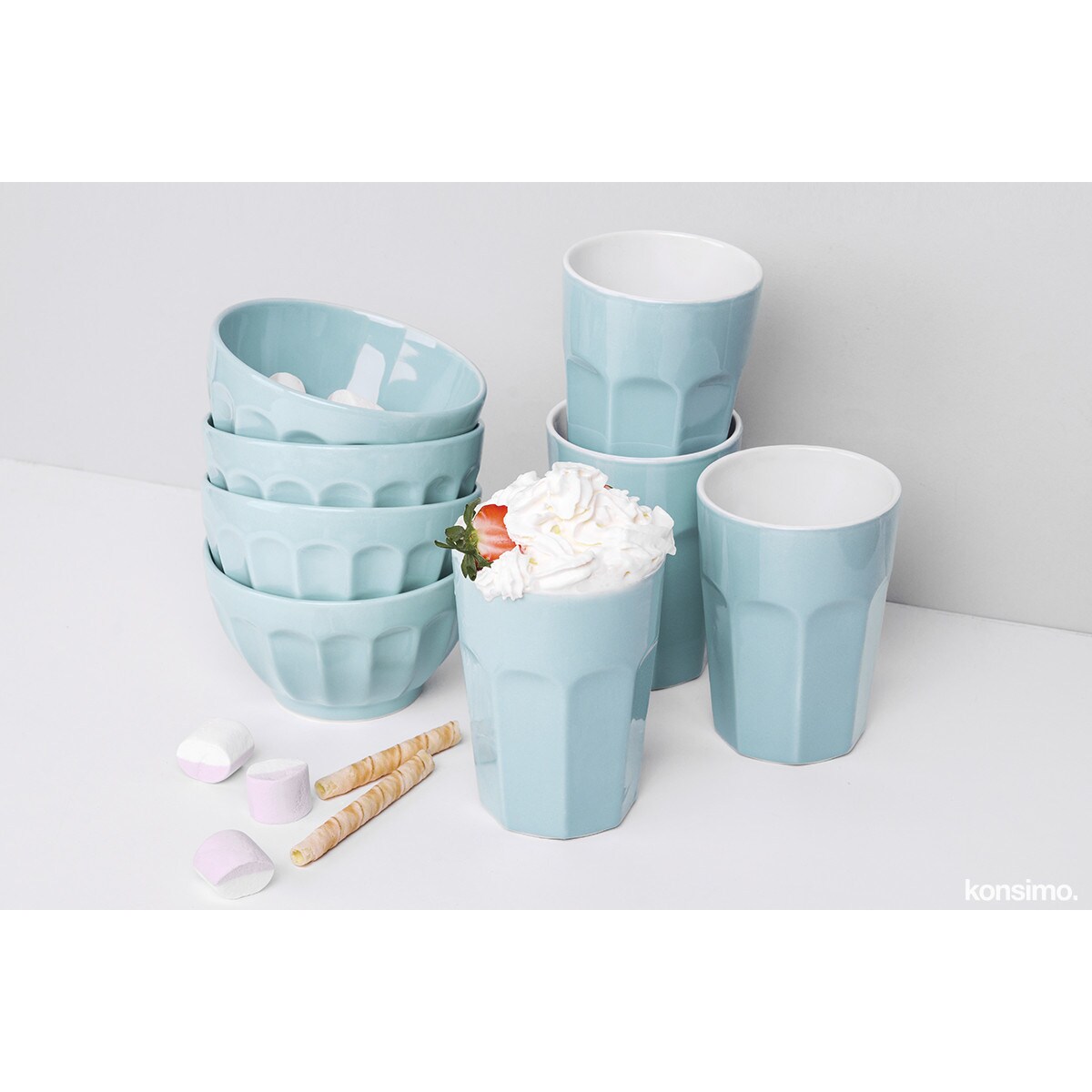 Konsimo ARALES Miska, miętowy