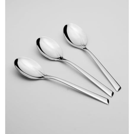 Gerlach Flames Łyżeczki do Kawy Srebrny Połysk 6 Elementów w Pudełku