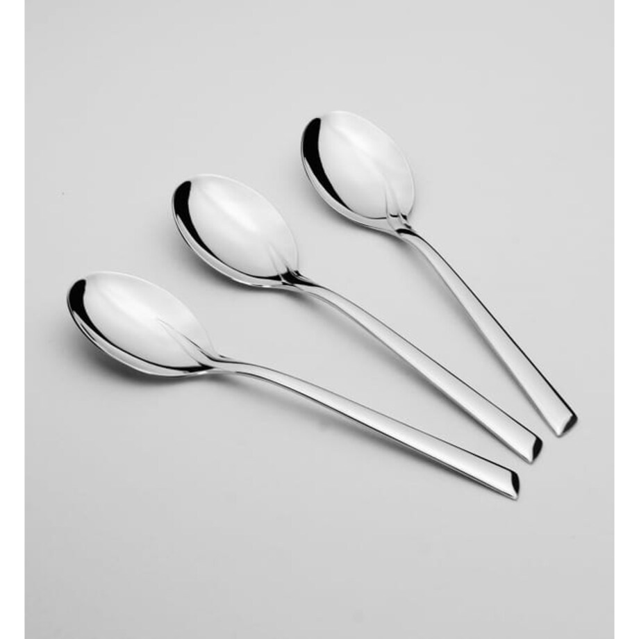 Gerlach Flames Łyżeczki do Kawy Srebrny Połysk 6 Elementów w Pudełku