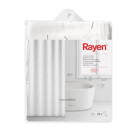 Zasłona prysznicowa 180 x 200 cm Rayen