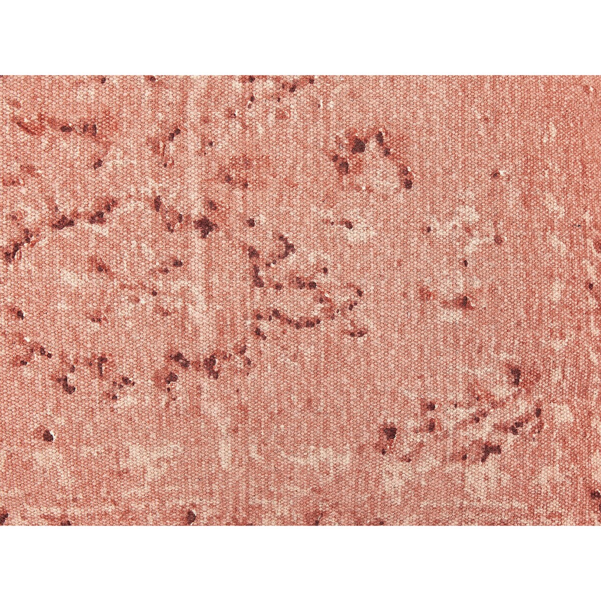 Poduszka podłogowa bawełniana 50 x 50 x 20 cm jasnoczerwona SHASA