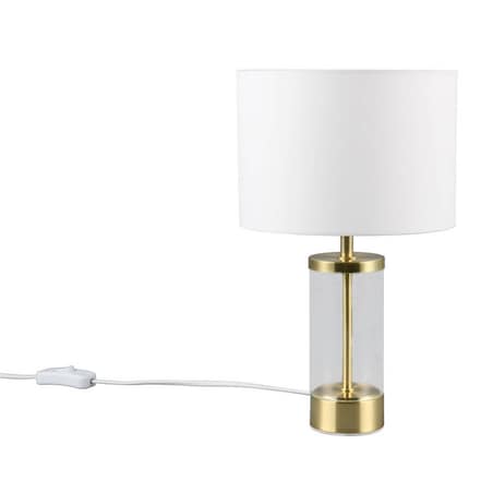 Lampka na stolik nocny Grazia R51711008 RL Light przezroczysta mosiądz biała