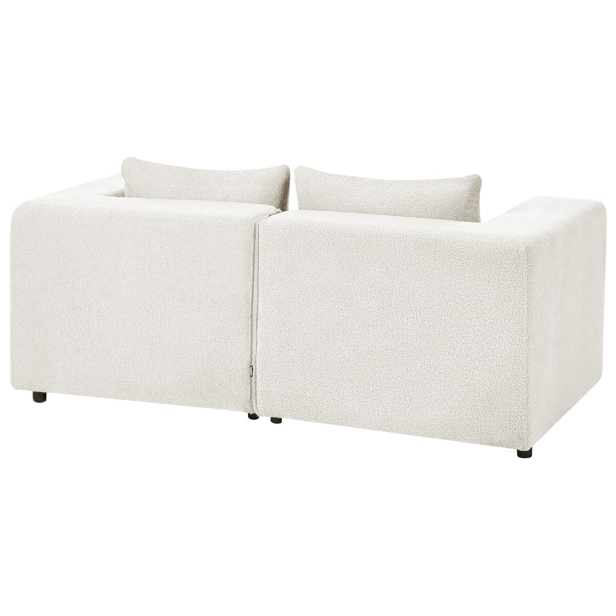 Sofa modułowa dla 2 osób AXEBO Boucle Złamana biel