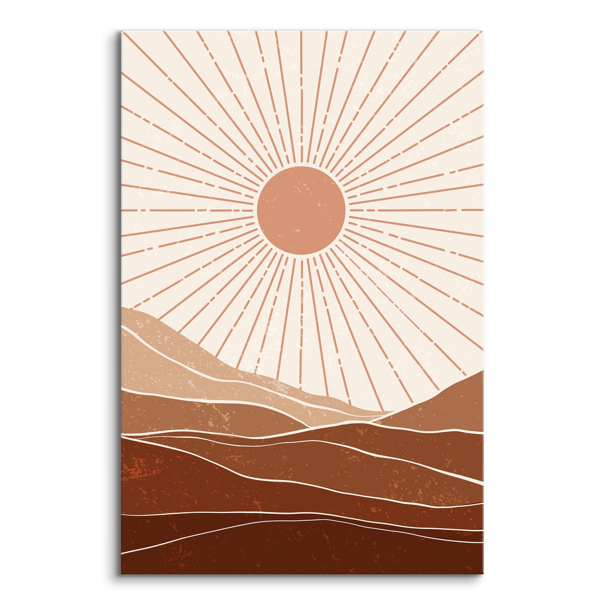 Obraz Azteckie Słońce Promienie 80x120cm