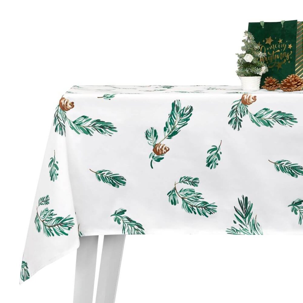 Obrus Świerkowe gałązki 150 x 250 cm