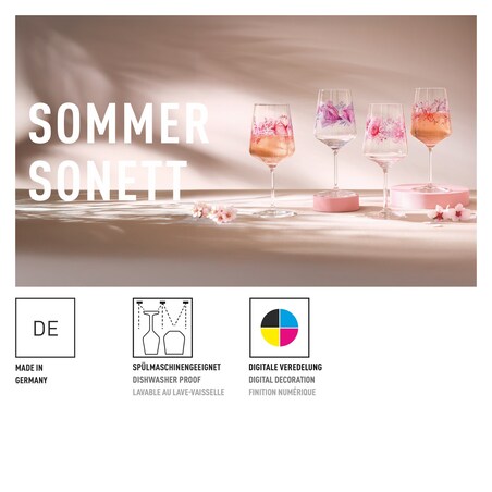 Ritzenhoff Sommersonet Kieliszek kryształowy nr19 ilustrator O. KOELSCH