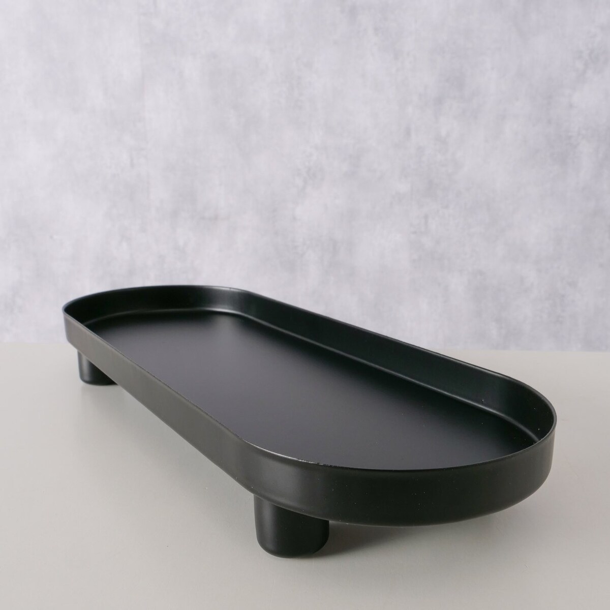Taca dekoracyjna 28x10x3,7 cm FERCULUM czarna
