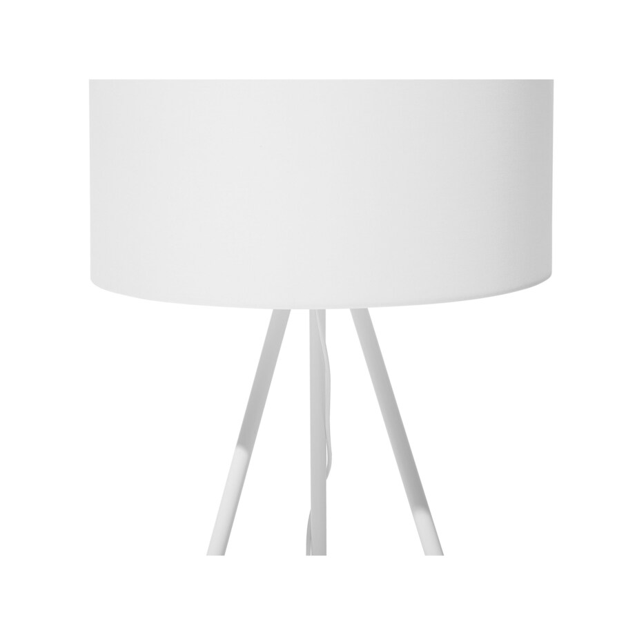 Lampa podłogowa biała TOBOL