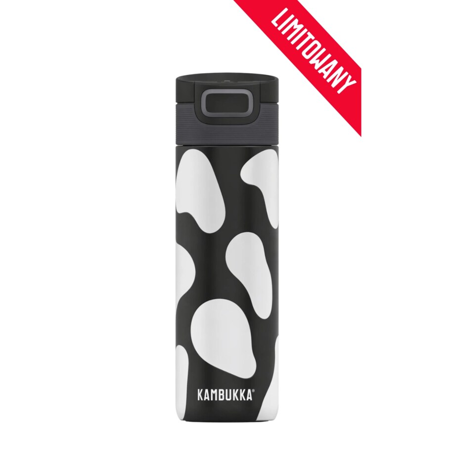 Kambukka kubek termiczny Etna 500 ml - Cow Black Keep It Moo