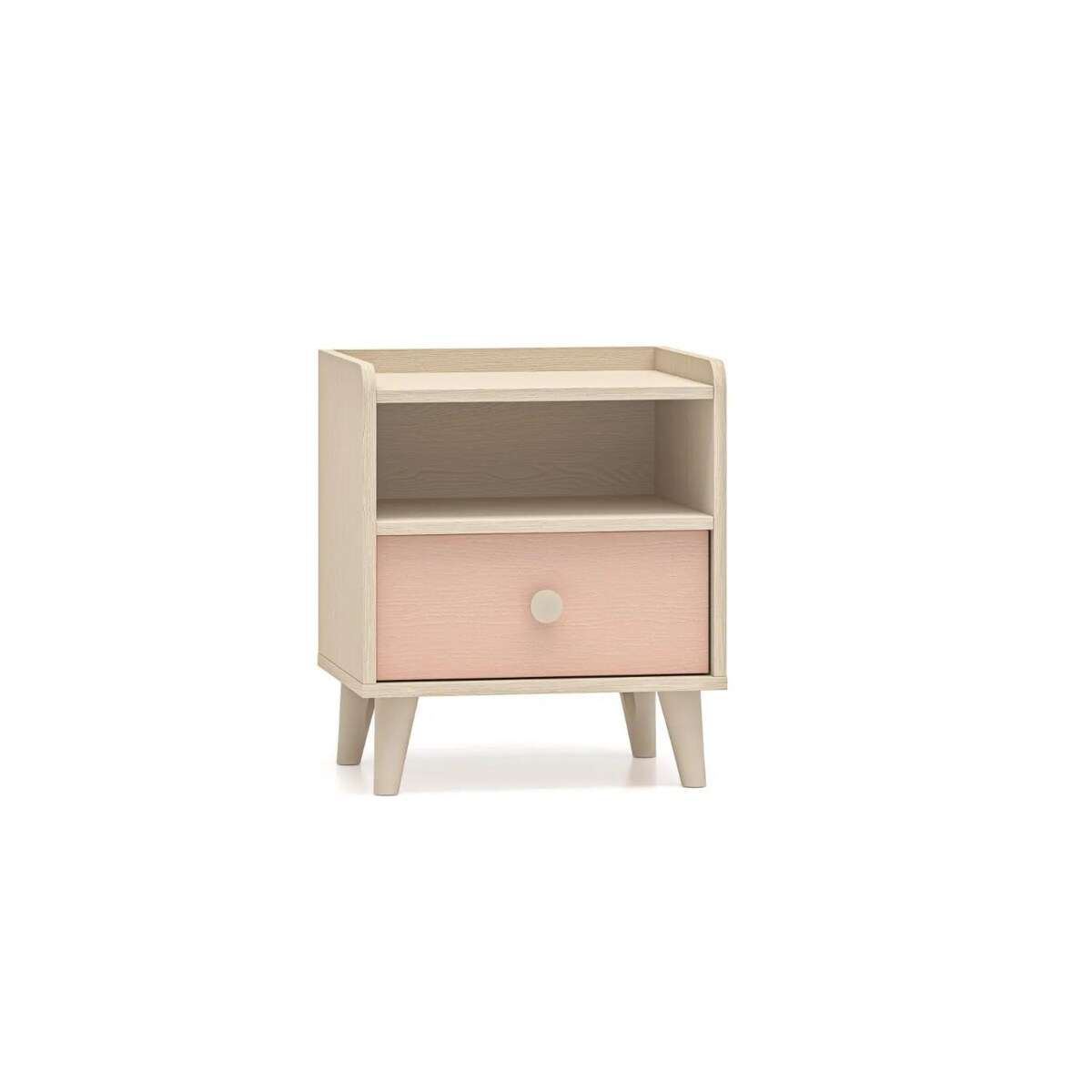 Szafka nocna dziecięca MELLY 10 różowa