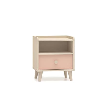 Szafka nocna dziecięca MELLY 10 różowa