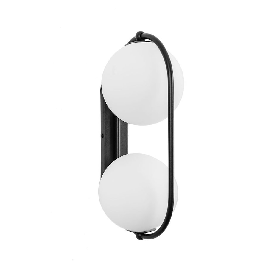 KOBAN E czarna lampa ścienna / kinkiet