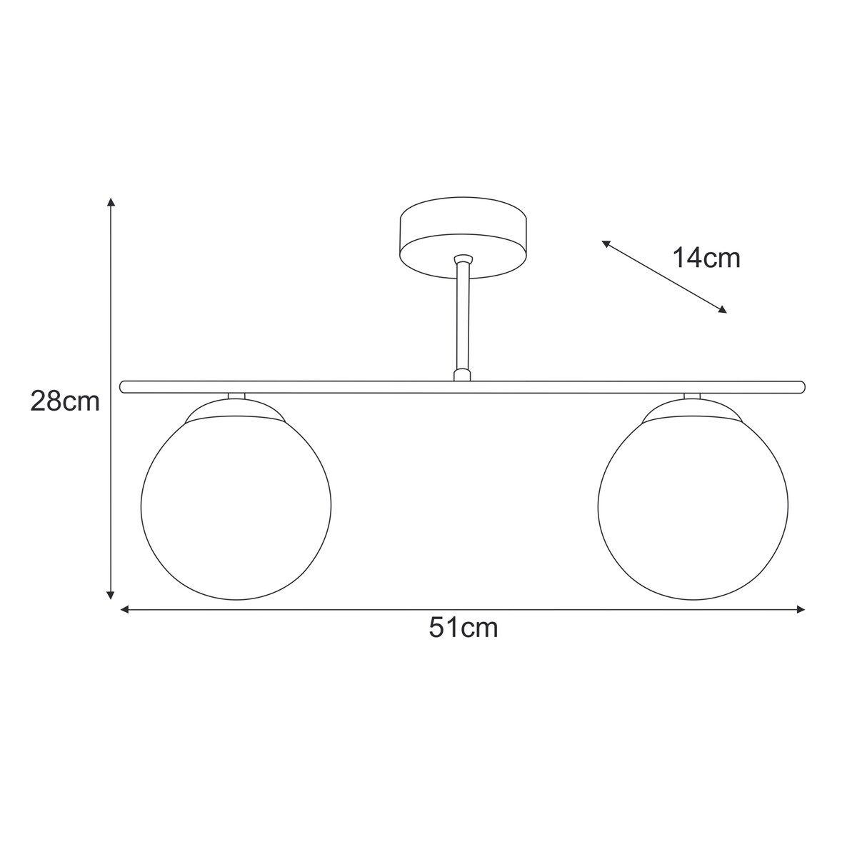 Lampa wisząca K-5781 z serii FELIX