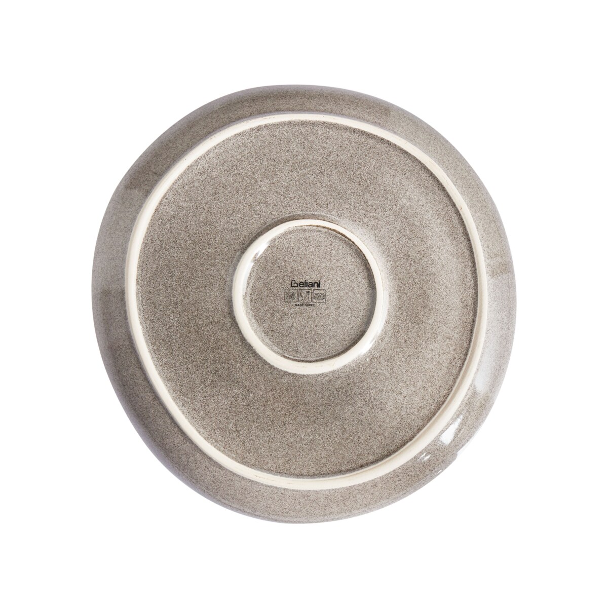 Zestaw 8 dużych talerzy COSTMARY Kamionka Szary