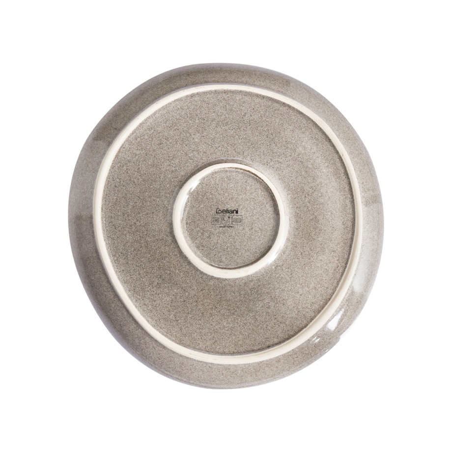 Zestaw 8 dużych talerzy COSTMARY Kamionka Szary