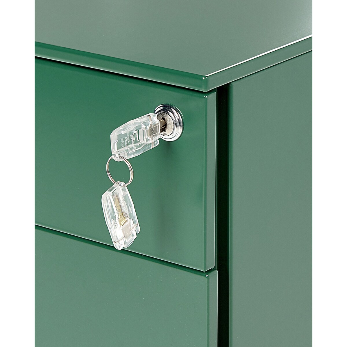 Szafka biurowa metalowa zielona CAMI