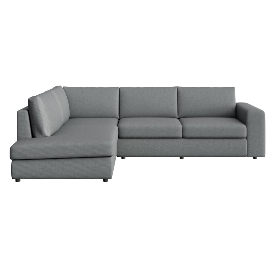 Sofa narożna lewa Baga szara