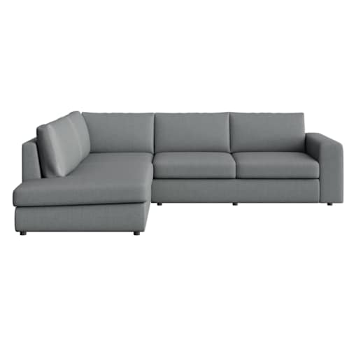 Sofa narożna lewa Baga szara