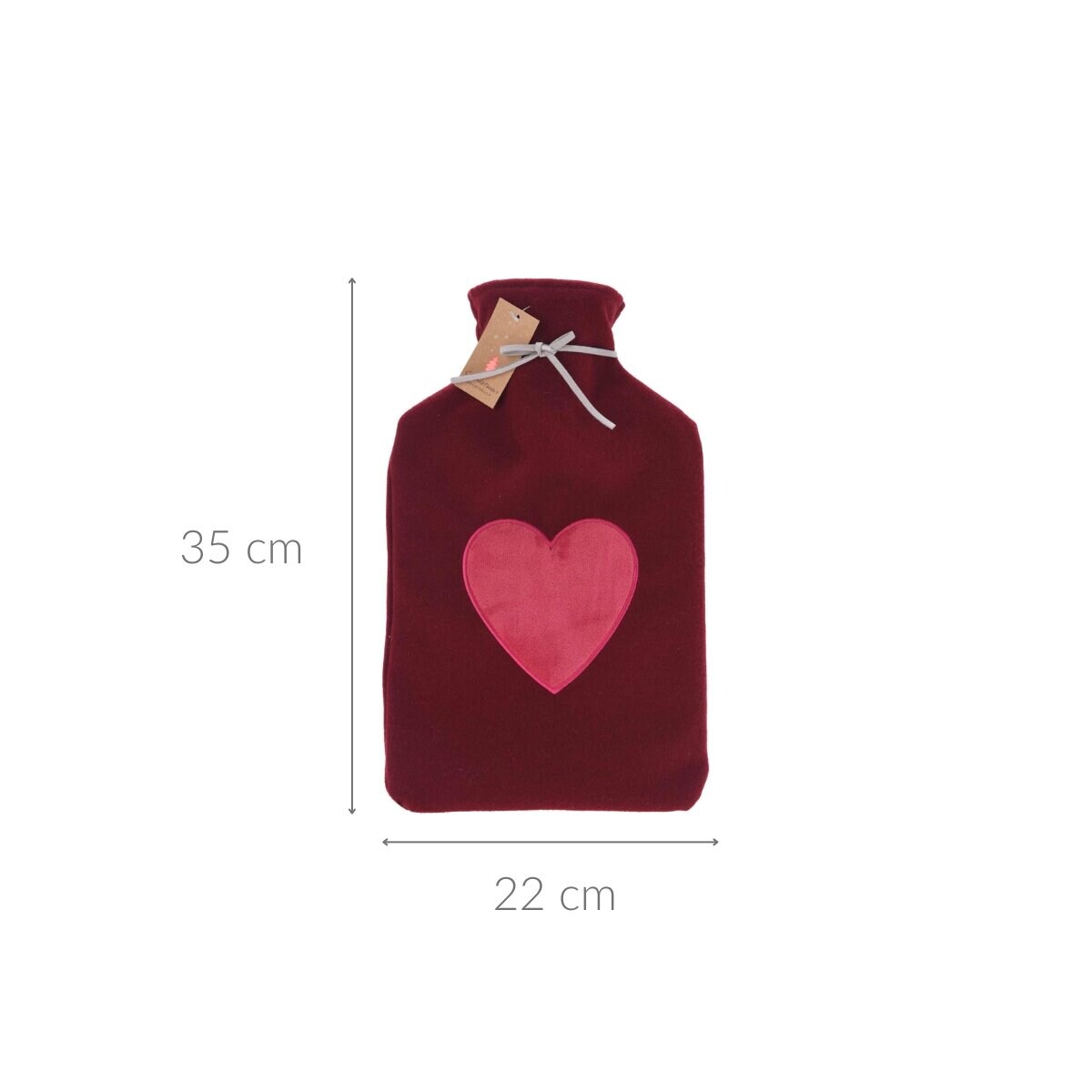 Pokrowiec na termofor z dzianiny, 35 cm