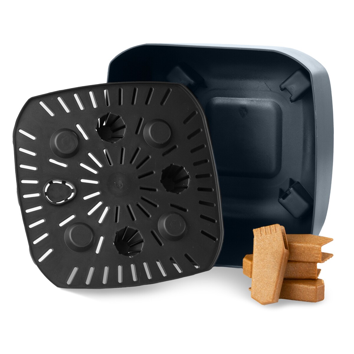 Doniczka Donica Ogrodowa 24 Cm Na Nóżkach Dekoracyjna Antracytowa